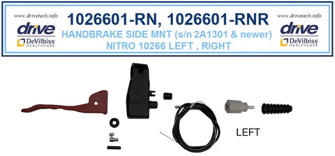 Drive | Nitro Handbrake Side Mount Right 10266 (red)