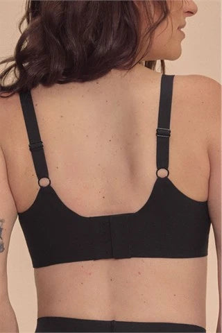 Amoena Linda Padded Wire Free Mastectomy Bra Black