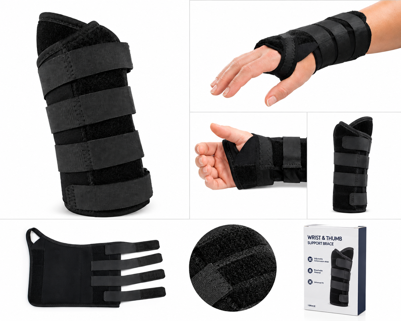 Anatech 6425 Series Wrist Support with Double Stay | AnaPrene | Made in Canada