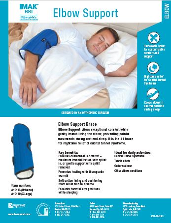 IMAK Elbow Support for Cubital Tunnel Syndrome