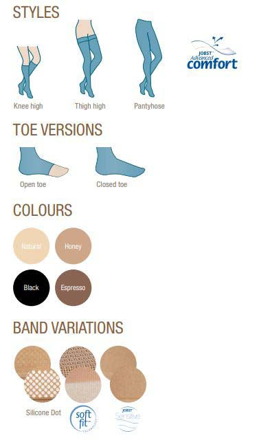JOBST Opaque Knee High 20-30 mmHg