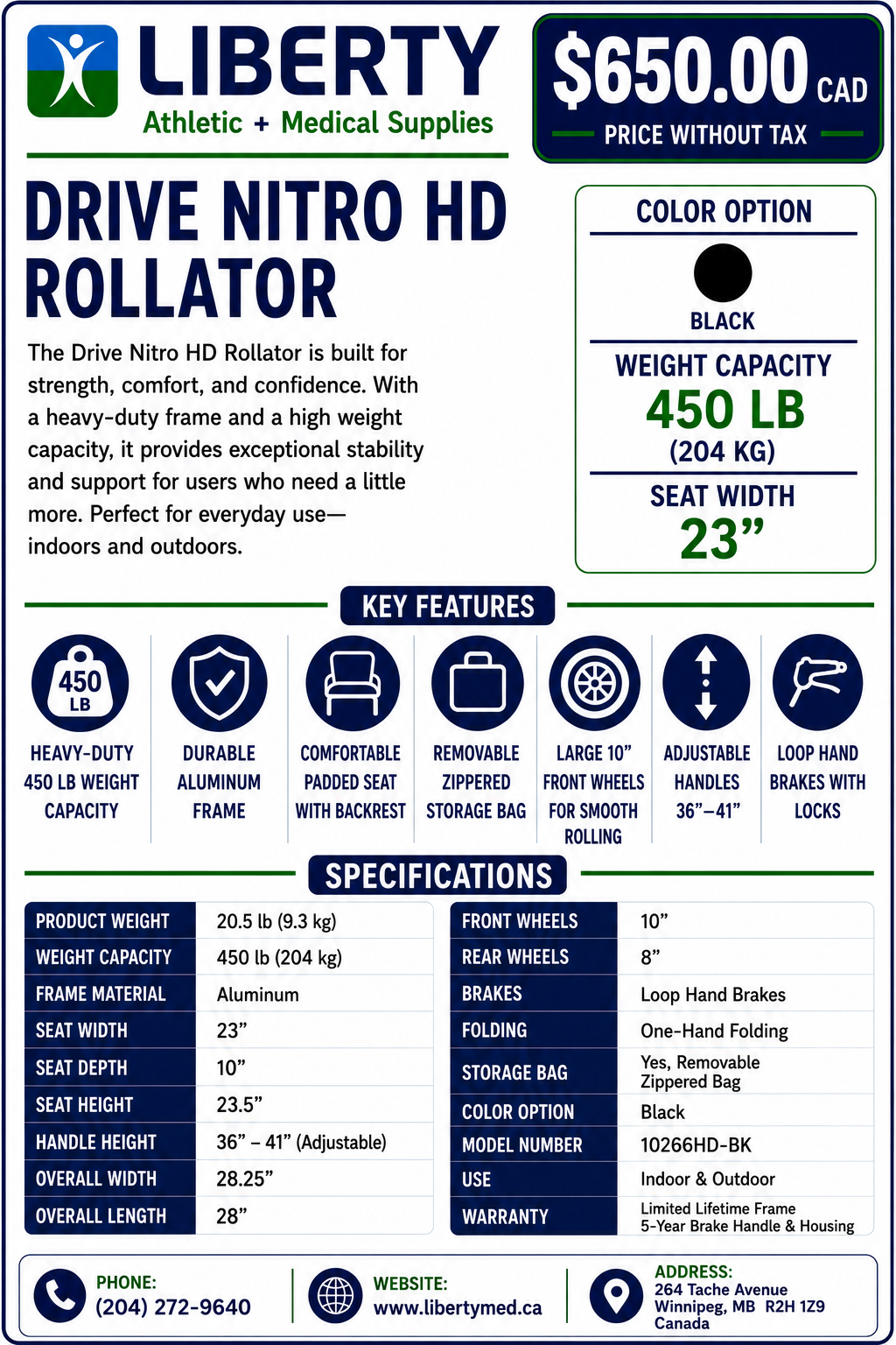 Drive | Nitro HD Rollator
