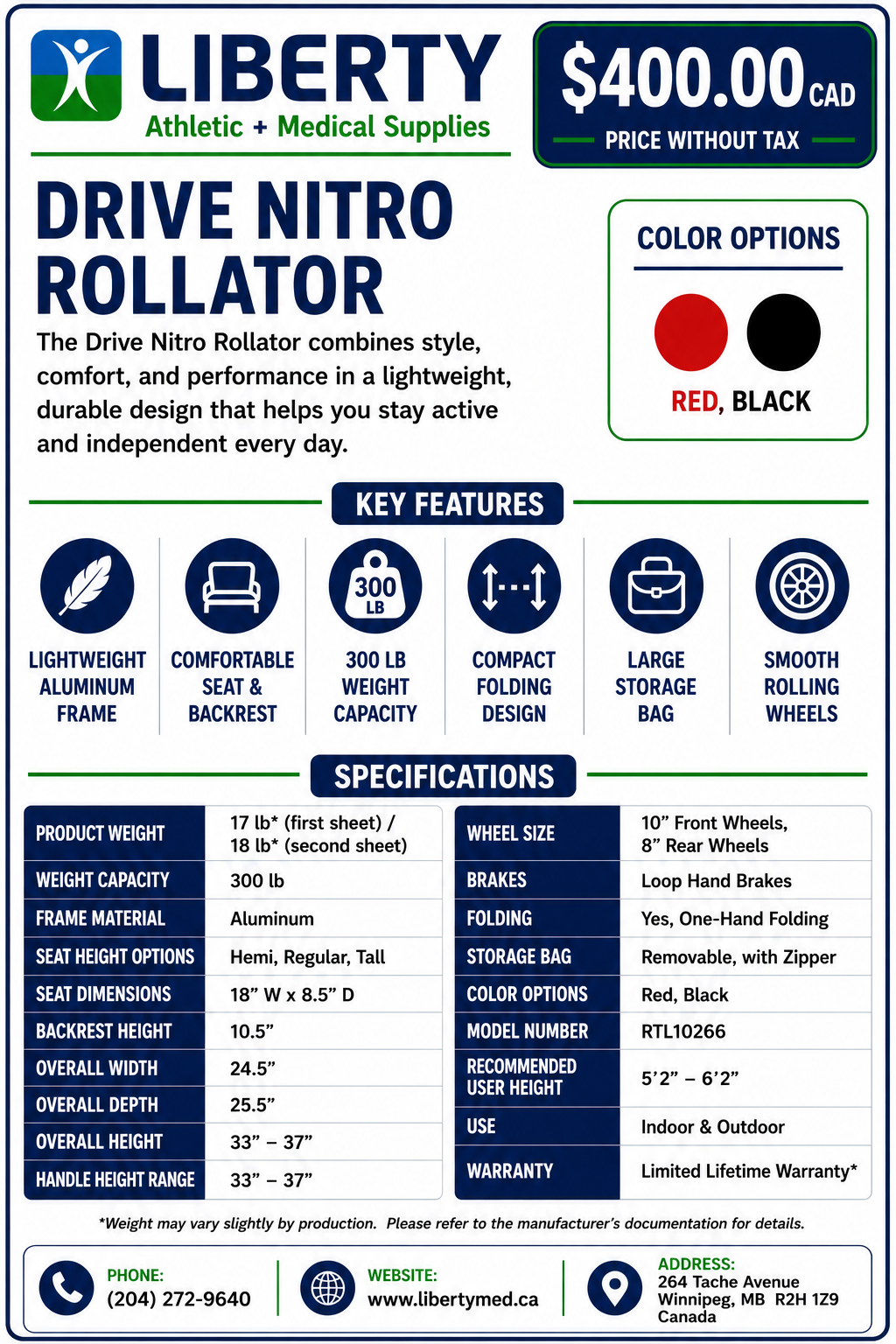 Drive | Nitro Rollator