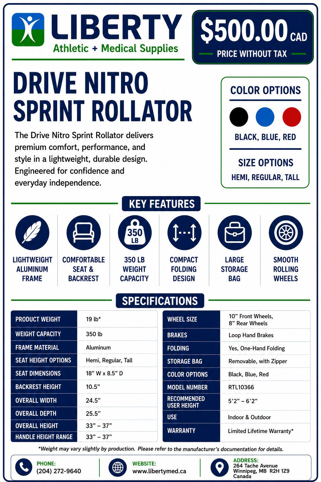 Drive | Nitro Sprint Rollator
