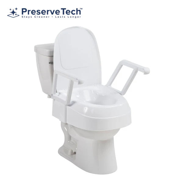 Drive | PreserveTech Universal Raised Toilet Seat w/ Handles