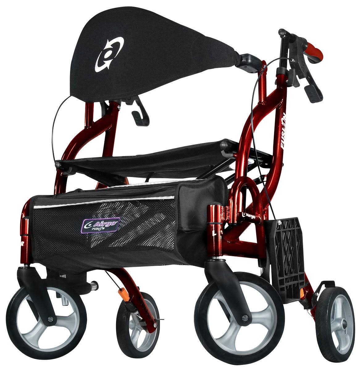 Airgo | Fusion 2-in-1 Rollator + Transport Chair