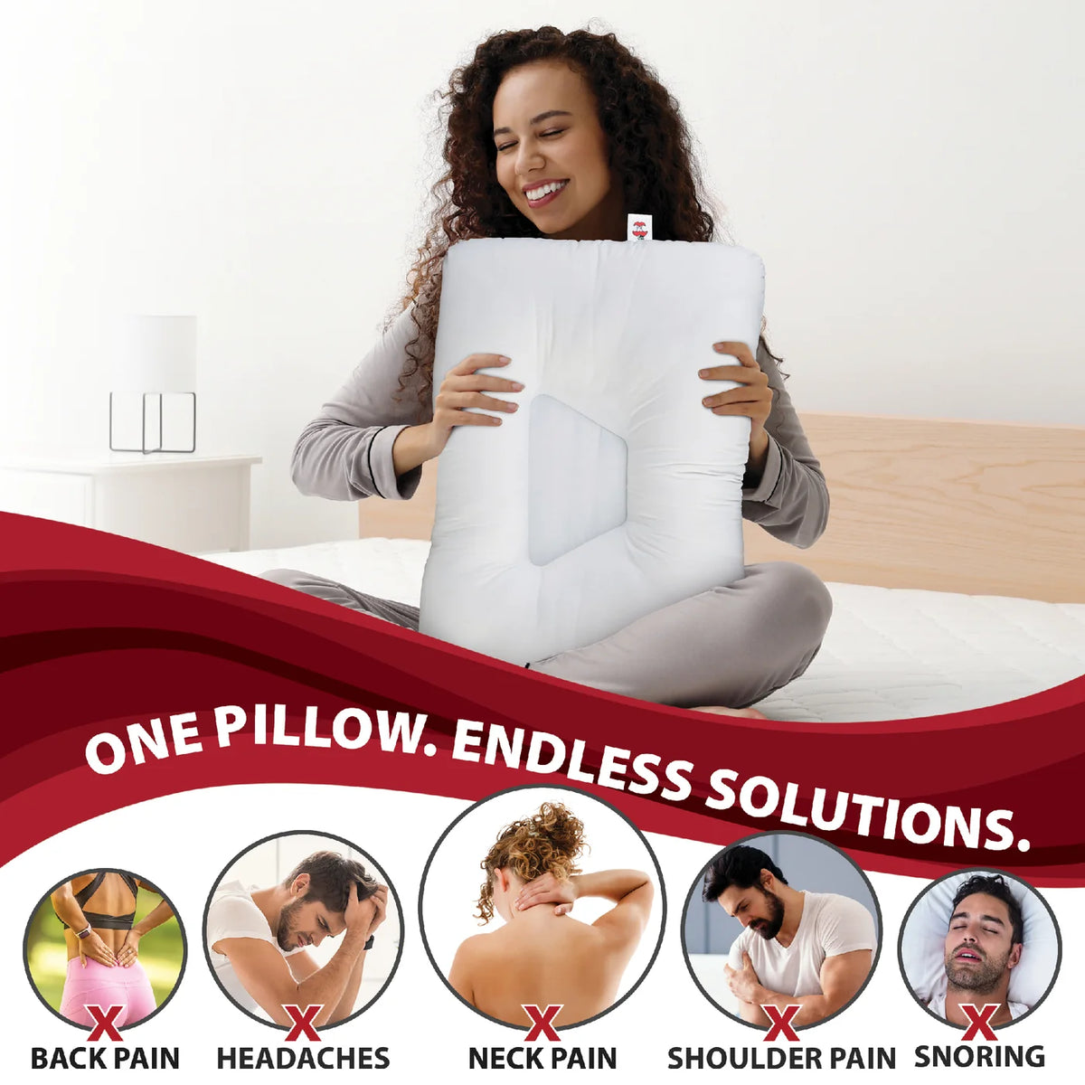 Mid-Core (Tri-Core) Cervical Pillow