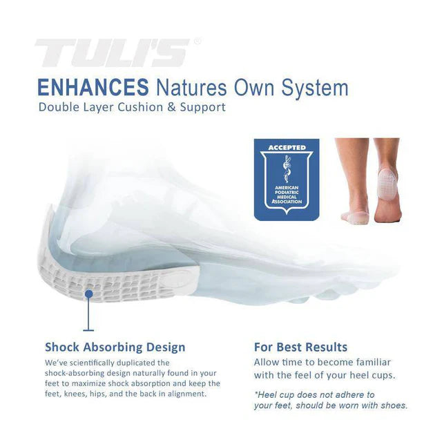 Tuli's Heavy Duty Gel Heel Cups