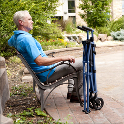 Stander | EZ Fold-N-Go Walker (2-wheeled)