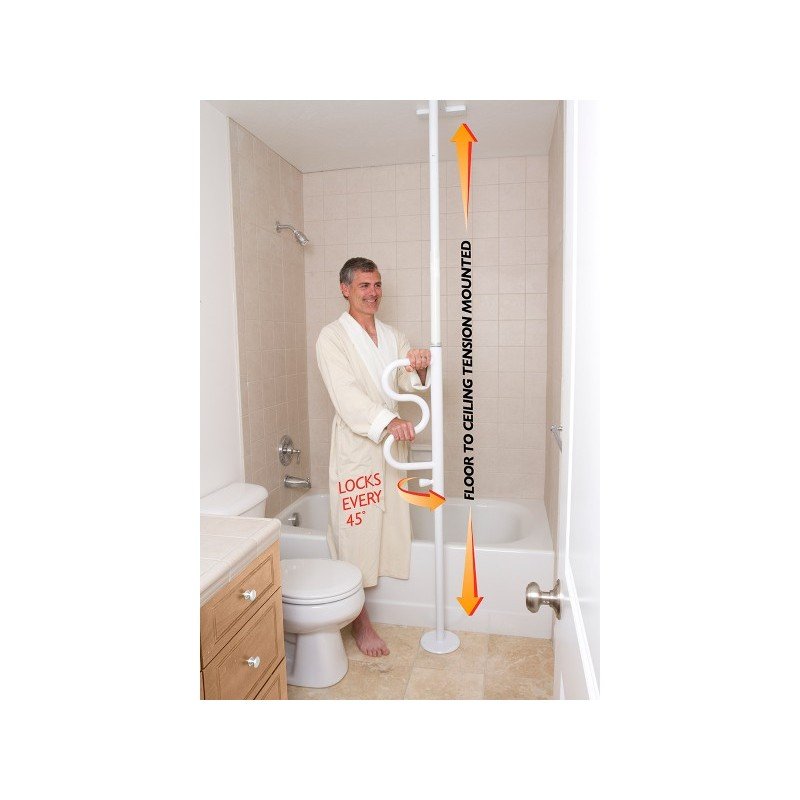Stander | Security Pole & Curve Grab Bar