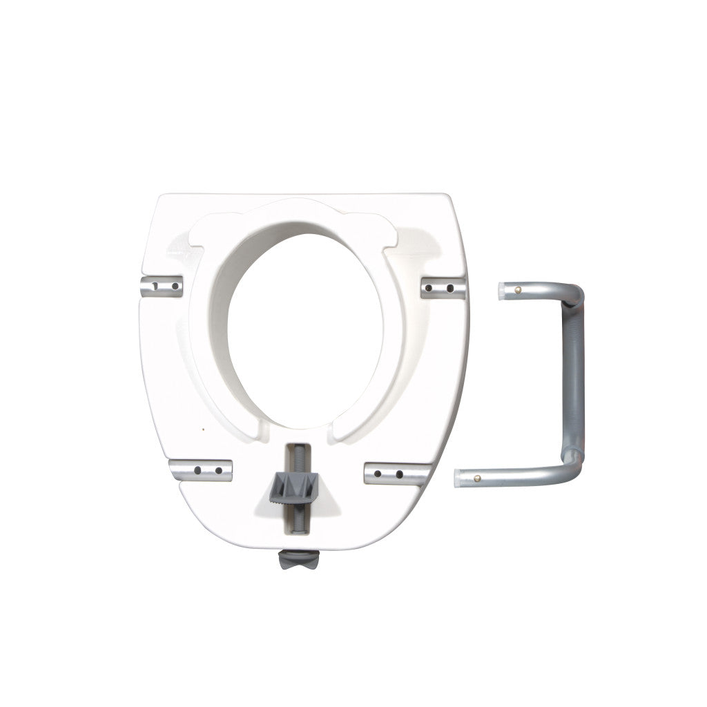Drive | Elongated Toilet Seat with Lock and Handles