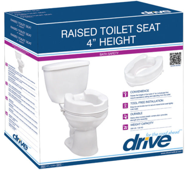 Drive | Raised Toilet Seat without Lid