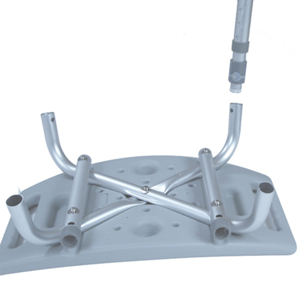 Drive | (No RTL) Aluminum Bath Bench with Back