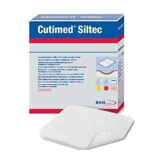 BSN | Cutimed Siltec - Silicone Foam Dressing with Super-Absorbers 5cmx6cm