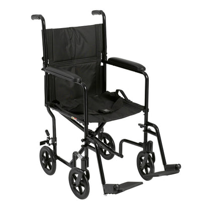 Drive | Aluminum Transport Chair - 19" Black