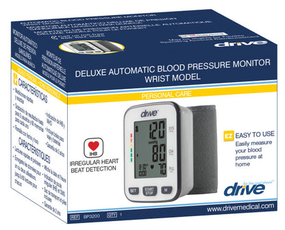 Drive | Deluxe Automatic Blood Pressure Monitor, Wrist