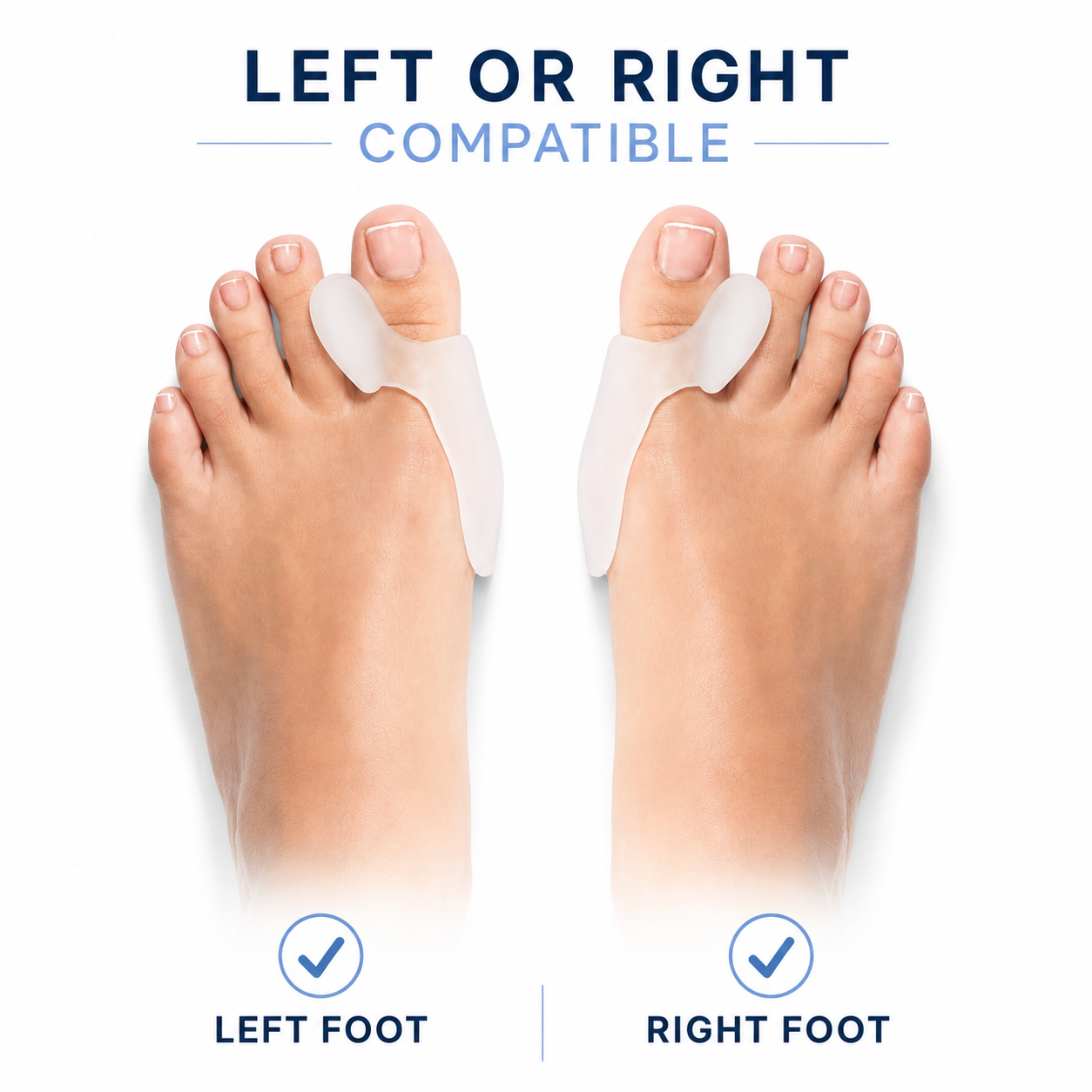 Gel Toe Spreader with Bunion Cushion – Toe Alignment and Bunion Protection