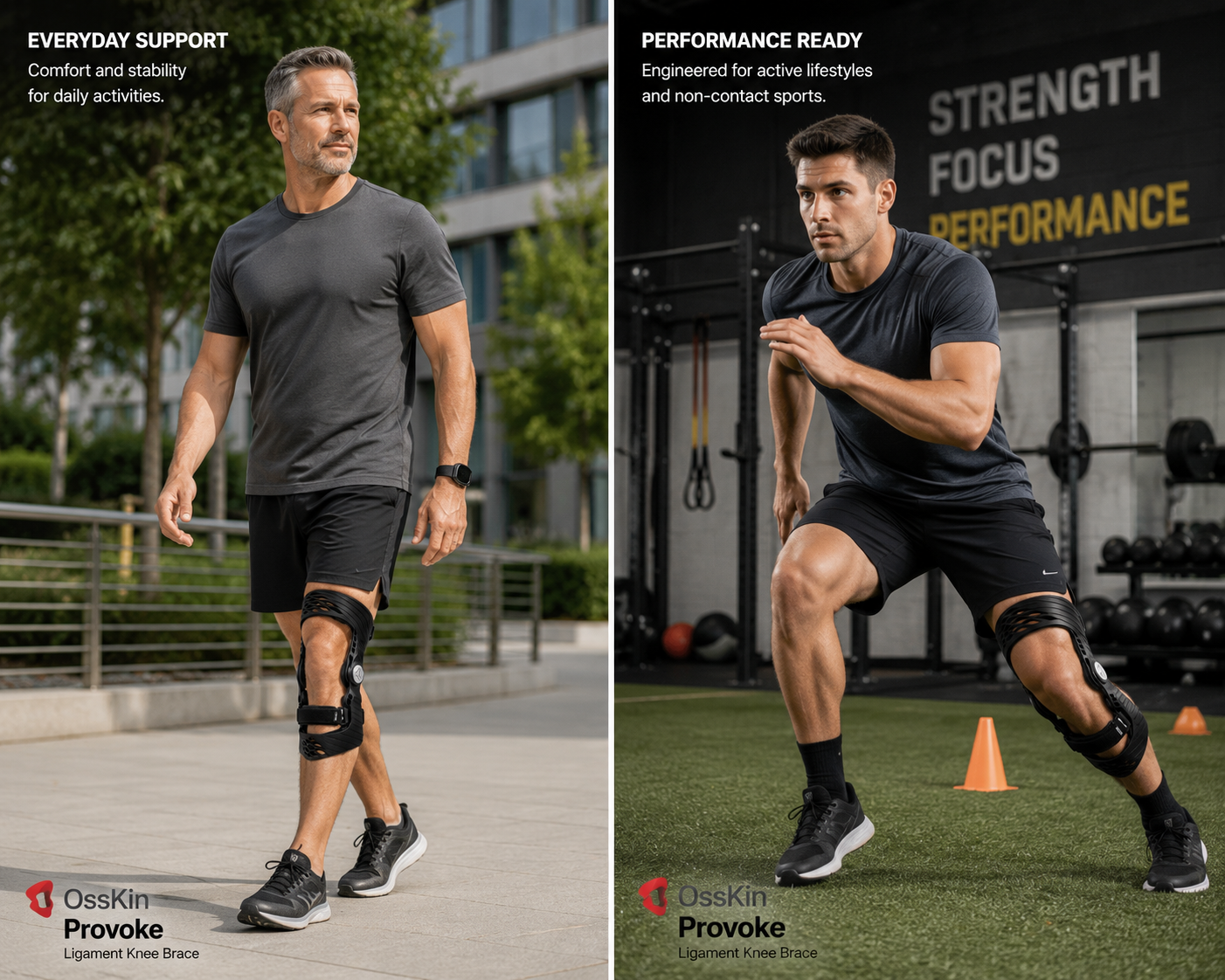 OssKin Provoke™ Ligament Knee Brace