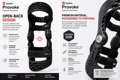 OssKin Provoke™ Ligament Knee Brace