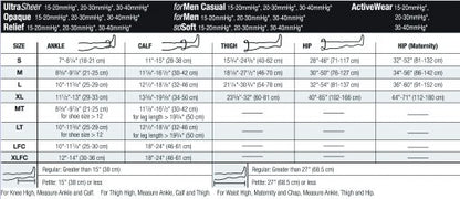 JOBST Opaque Knee High 20-30 mmHg