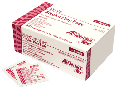 NDC | Sterile Alcohol Prep Pads (200 Pack)