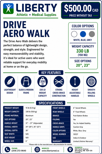 Drive | AeroWalk Ultra-Lite Rollator
