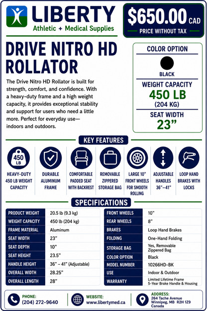 Drive | Nitro HD Rollator