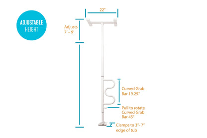 Stander | Wonder Pole - Curve Grab Bar
