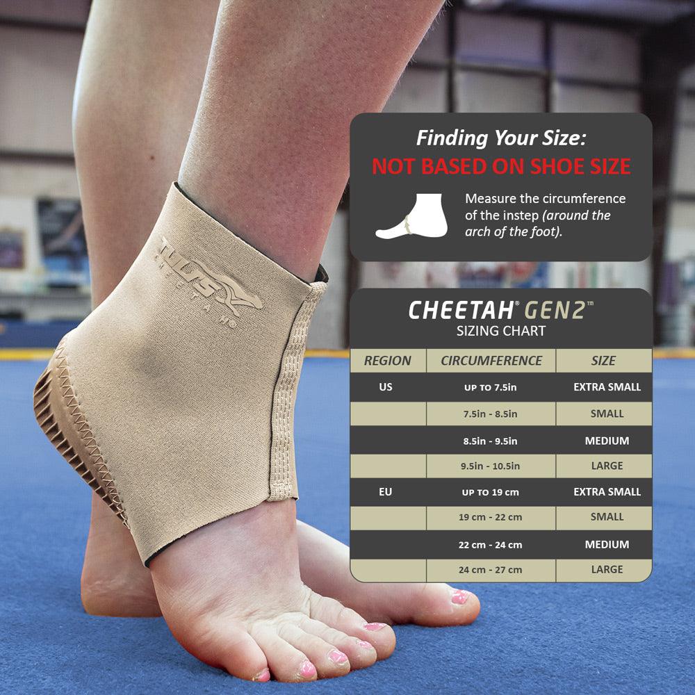 Tuli's Cheetah GEN 2 Heel Cup with Neoprene Sleeve