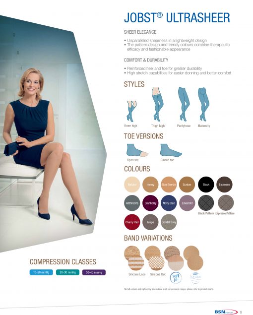 JOBST Ultrasheer Knee High 20-30 mmHg
