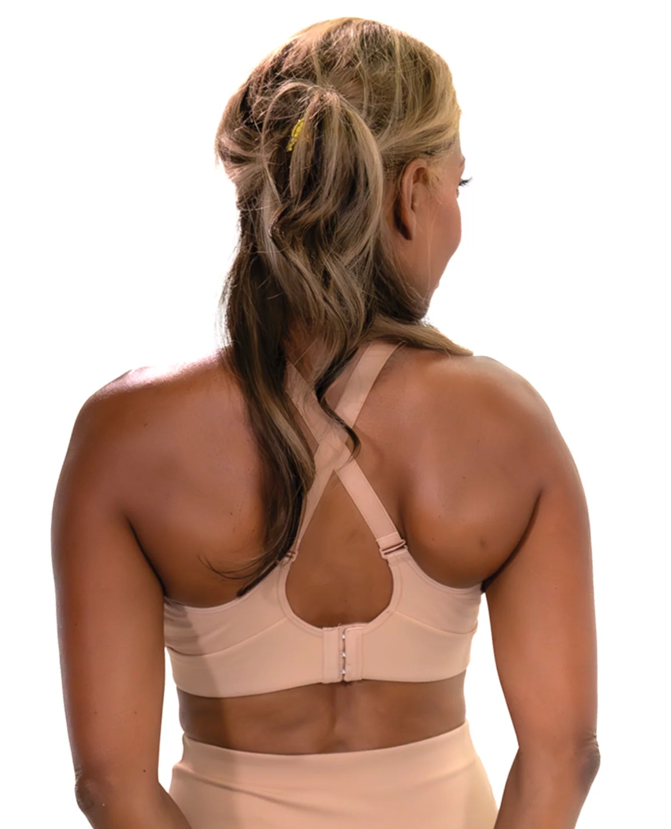 Wear Ease | Best Bra Compression Bra 20-30mmHg  –Style 775 Pocketed Textured Compression Bra with RhythmicWav™ Fabric