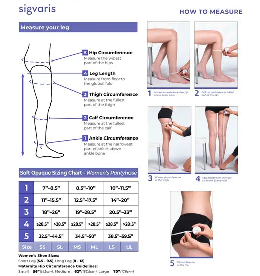 Sigvaris (30-40mmHg) | Women's Soft Opaque (Pantyhose)