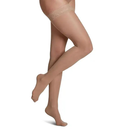 Sigvaris (15-20mmHg) | Sheer Fashion (Thigh-High)