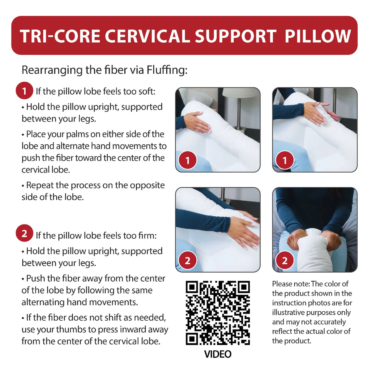 Mid-Core (Tri-Core) Cervical Pillow