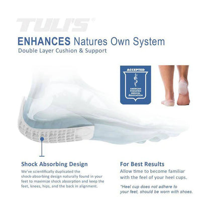 Tuli's Heavy Duty Gel Heel Cups