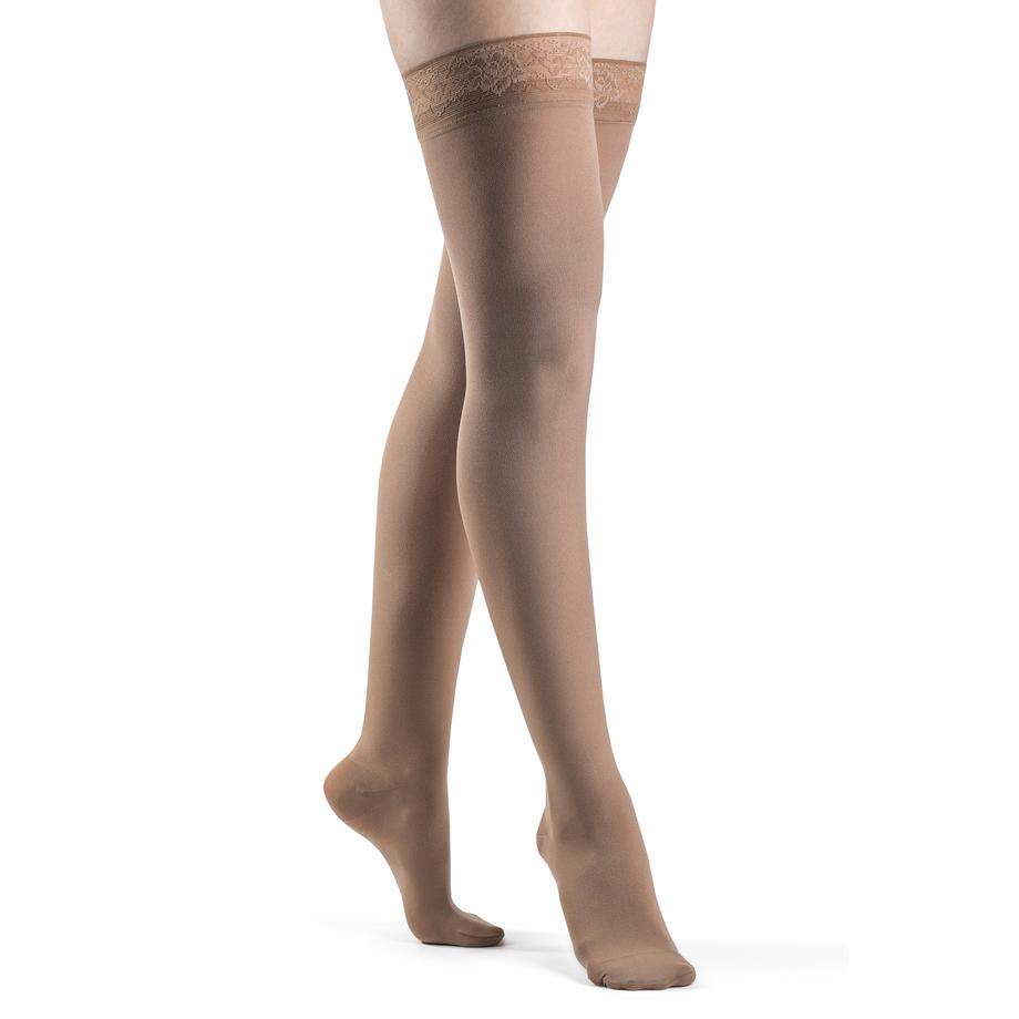 Sigvaris (20-30mmHg) | Women's Soft Opaque (Thigh-High)