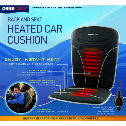 ObusForme | Heated Car Seat Cushion