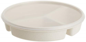 Partitioned Scoop Dish with Lid