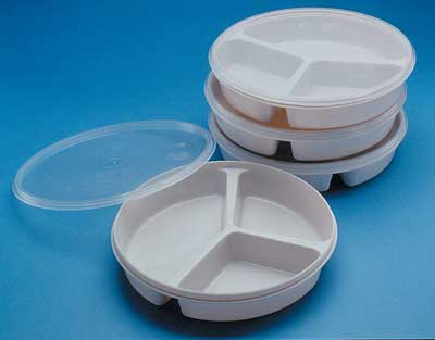 Partitioned Scoop Dish with Lid