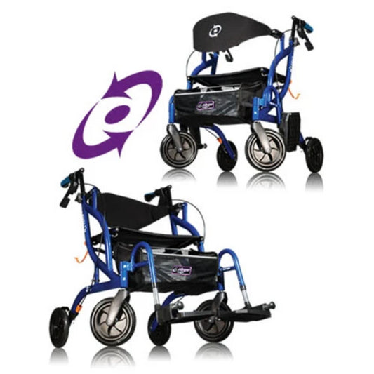 Airgo | Fusion 2-in-1 Rollator + Transport Chair