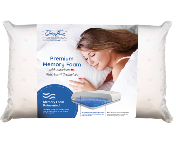 ChiroFlow | Waterbase Pillow with Memory Foam